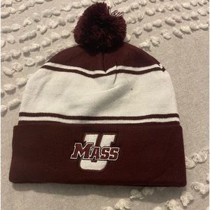 BN UMass Amherst PomPom hat